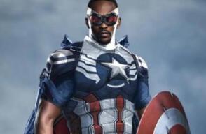 Anthony Mackie como el Capitán América