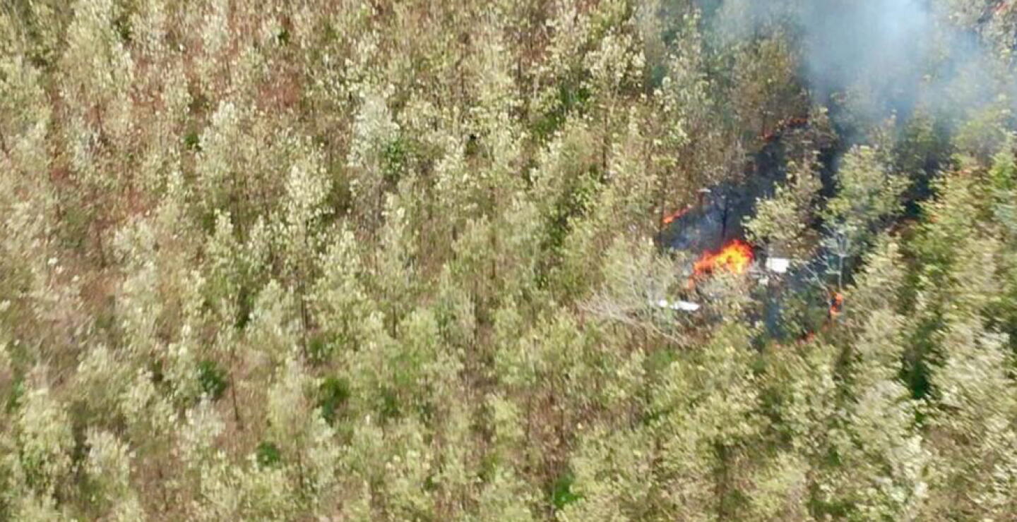 298289_Blu Radio. Accidente avioneta Costa Rica. Foto: Ministerio de seguridad pública