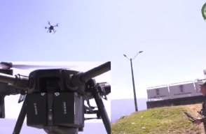 342918_BLU Radio. Vigilancia con drones en Medellín / Foto: Captura de video