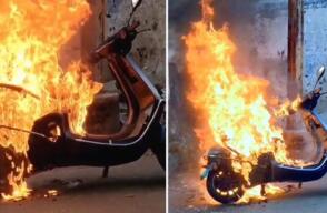 56 personas fallecieron a causa de un incendio producido por la batería de una moto.