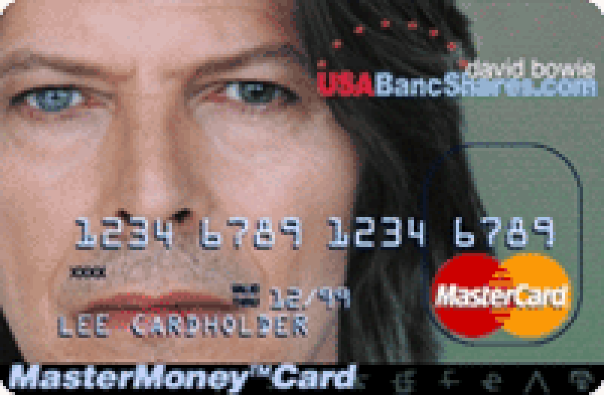 Tarjeta de c´redito. David Bowie.