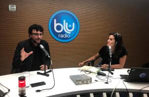 332839_BLU Radio // Andrés Cepeda explicó en BLU Radio el próximo video de su nueva canción // Foto: BLU Radio