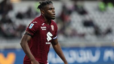 Duván Zapata, delantero colombiano que milita en Torino. 