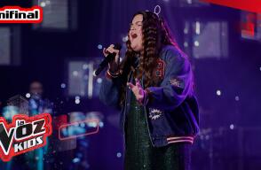 Sky canta 'Sola otra vez' en la semifinal, La Voz Kids Colombia 2022