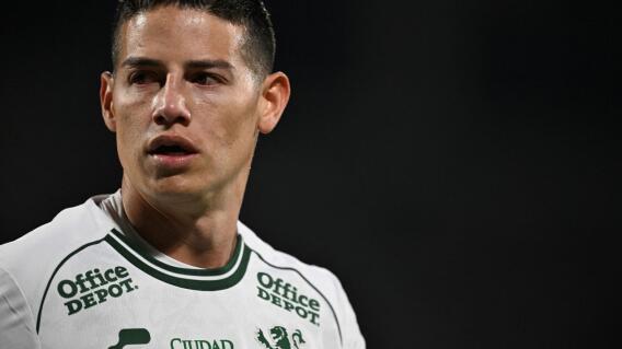 James Rodríguez, jugador de León James Rodríguez, jugador de León