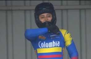 Sharid Fayad, bicicrosista colombiana. Sharid Fayad, bicicrosista colombiana.