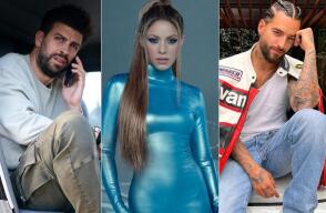 Piqué, Shakira y Maluma