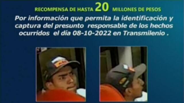 Además de su foto, Policía tiene videos del hombre señalado de matar a un menor en Transmilenio Además de su foto, Policía tiene videos del hombre señalado de matar a un menor en Transmilenio