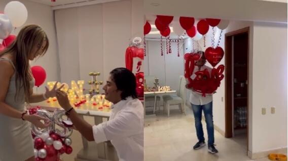 Hijo de Gustavo Petro le propone matrimonio a su novia. Hijo de Gustavo Petro le propone matrimonio a su novia.