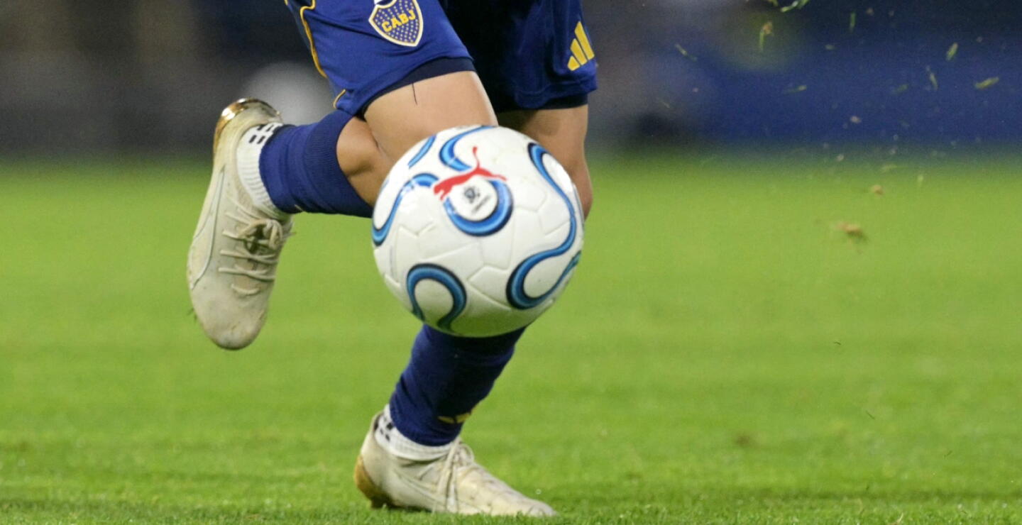 Fotografía de un partido de Boca Juniors. 