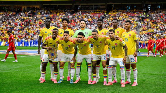 La formación titular de la Selección Colombia contra Suiza en el Mundial 2026.