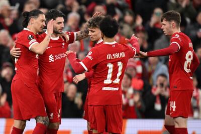 Liverpool celebra en al Premier League Liverpool celebra en al Premier League