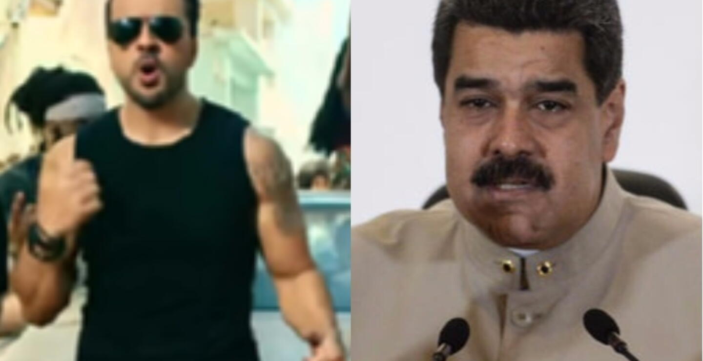 288129_BLU Radio. Luis Fonsi - Nicolás Maduro / Fotos: Captura de YouTube - AFP