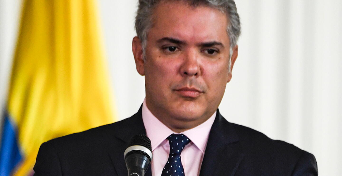 350054_Blu Radio. Iván Duque, presidente de Colombia // Foto: AFP