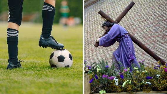 Jugar fútbol durante la Semana Santa Jugar fútbol durante la Semana Santa
