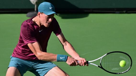 Jannik Sinner, tenista italiano, en el Indian Wells 2023 Jannik Sinner, tenista italiano, en el Indian Wells 2023