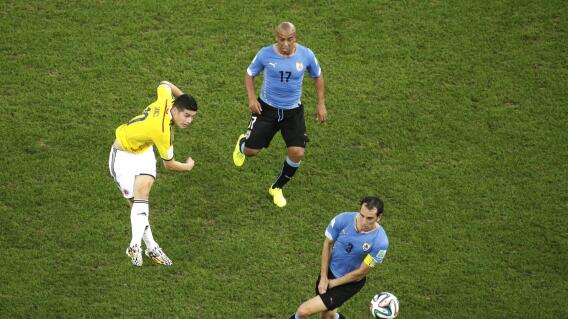 Se cumplen nueve años del mítico gol de James Rodríguez a Uruguay en el Mundial de Brasil 2014 Se cumplen nueve años del mítico gol de James Rodríguez a Uruguay en el Mundial de Brasil 2014