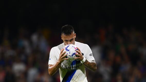 Lautaro Martínez, jugador del Inter de Milán. Lautaro Martínez, jugador del Inter de Milán.