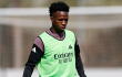 Vinícius en entrenamiento con Real Madrid.