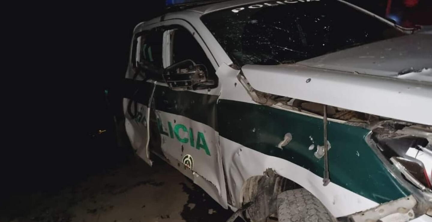 Patrulla de la Policía fue atacada con explosivos en Policarpa, Nariño. Varios uniformados resultaron heridos 