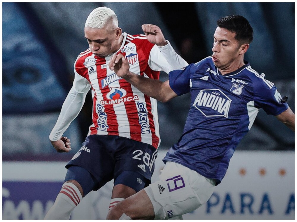 Millonarios vs Junior en El Campín. 