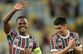 Jhon Arias fue ovacionado por los hinchas del Fluminense. 