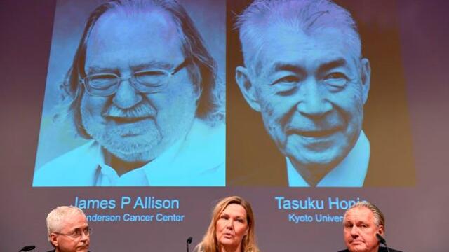 Dos científicos ganan el Nobel de Medicina por sus estudios de terapias contra el cáncer