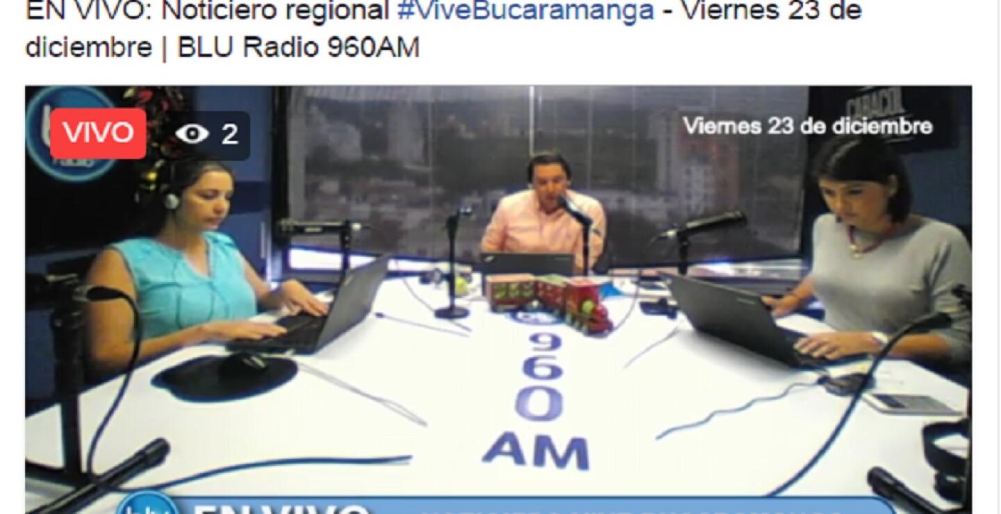 275443_Foto BLU Radio Bucaramanga