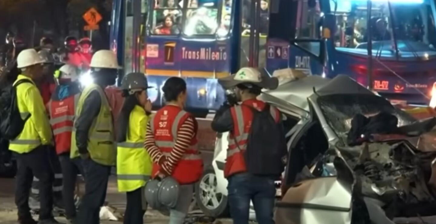 Accidente en la carrera 68 de Bogotá