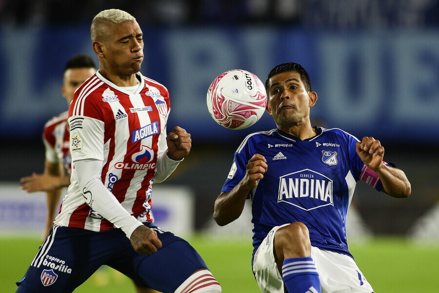 Junior vs. Millonarios, final de ida de la Superliga del fútbol ...