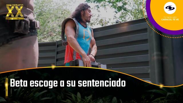 Beta escoge a su sentenciado. Beta escoge a su sentenciado.