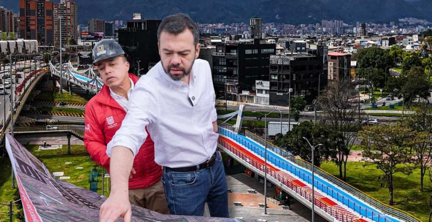 Distrito estrena nuevo puente en Bogotá