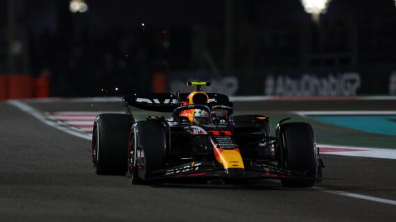 Sergio Pérez en el GP de Abu Dabi. Sergio Pérez en el GP de Abu Dabi.