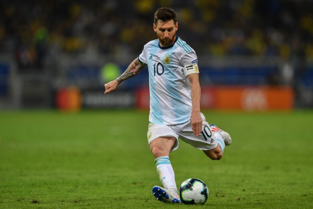 Lionel Messi con la camiseta de la Selección Argentina - AFP.jpeg