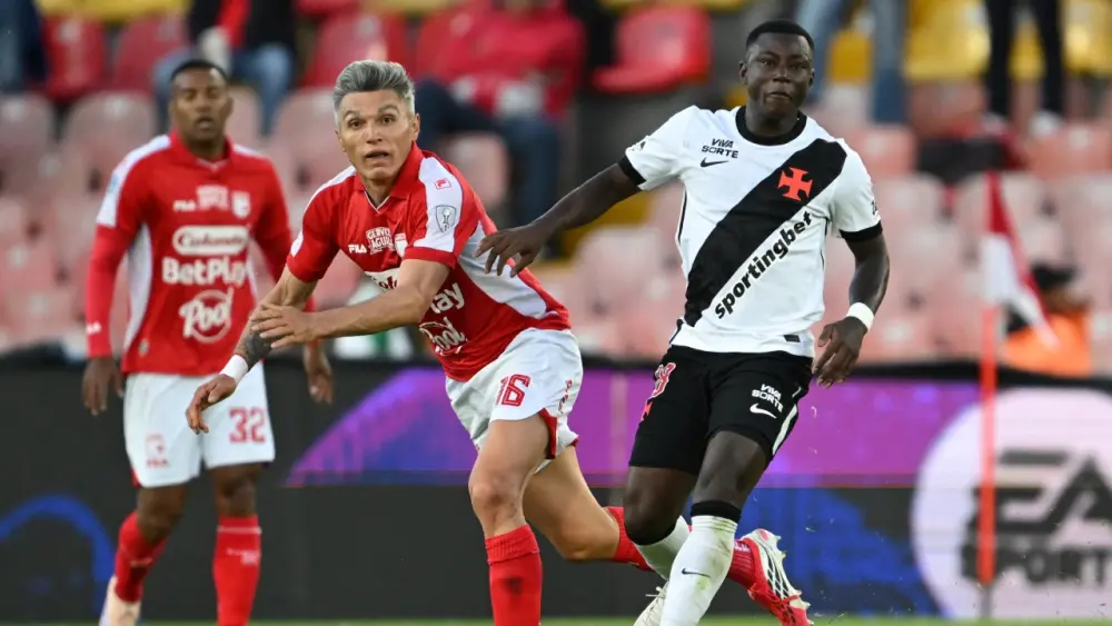 Santa Fe recibió a Vasco da Gama por la ida de los cuartos de final de la Copa Sudamericana. 