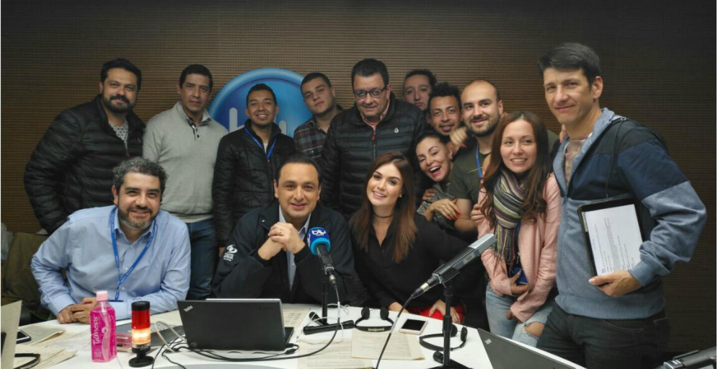 280753_BLU Radio. Visita de Sara Uribe a Voz Populi - Foto: BLU Radio