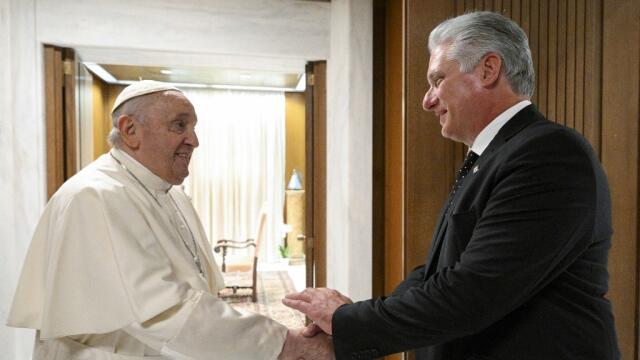 Presidente de Cuba se reunió con el papa Francisco durante su gira europea Presidente de Cuba se reunió con el papa Francisco durante su gira europea