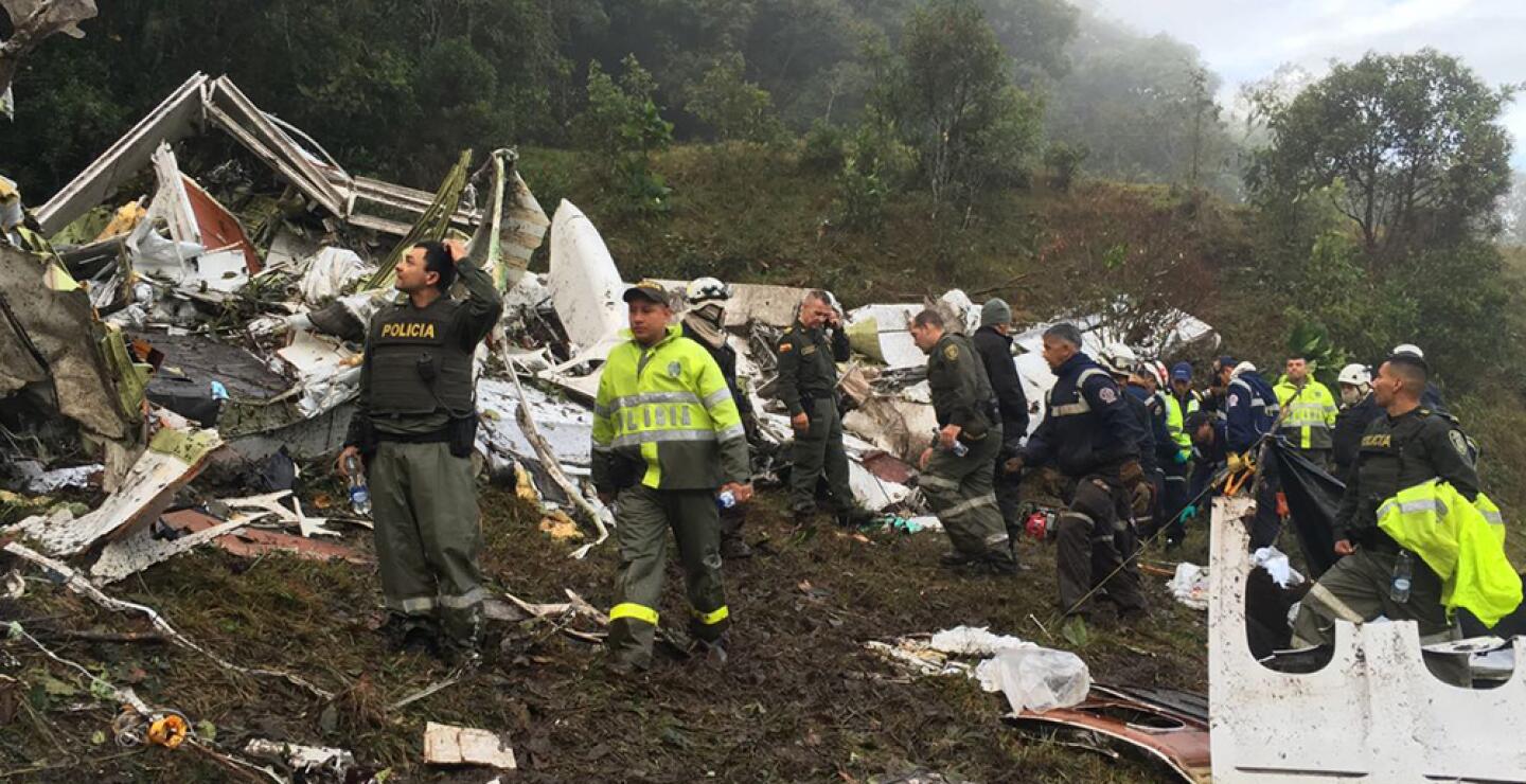 273978_BLU Radio. Tragedia Chapecoense / Foto: Policía Antioquia