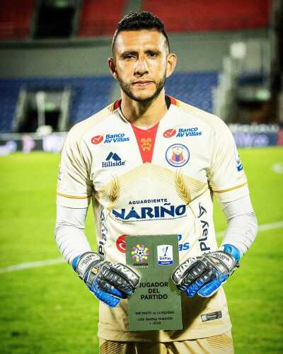 Diego Martínez, arquero del Deportivo Pasto. Foto: Deportivo Pasto Oficial