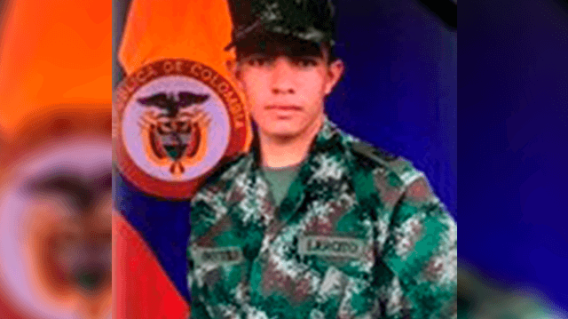 Ómar Botello Sánchez, soldado que murió en Ituango. Foto: Cortesía Ejército