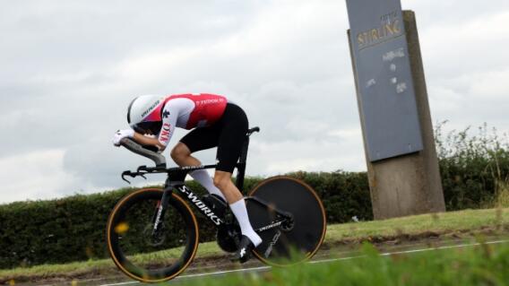 Marlen Reusser, ciclista suiza durante Mundial de Ciclismo 2023