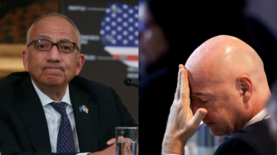 Carlos Cordeiro y Gianni Infantino 