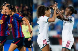 Barcelona y Real Madrid se enfrentan en un nuevo clásico por la Liga F de España. 