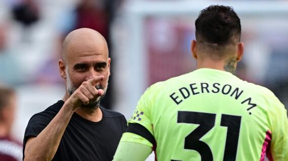 Peligrosa acción de Ederson que dejó 'sin alientos' a Pep Guardiola Peligrosa acción de Ederson que dejó 'sin alientos' a Pep Guardiola