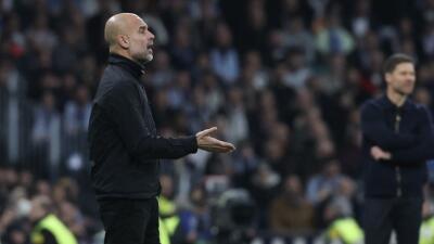 Pep Guardiola, director técnico del Manchester City. 