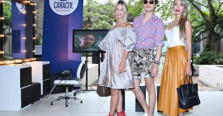 Los blogueros de moda Paola Martínez, Juan Diego Perdomo y Juliana Izquierdo también hicieron parte del conversatorio de Franklin Ramos.