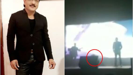 21401_Imitador de Rafael Orozco se cae en tarima / Foto: Instagram 21401_Imitador de Rafael Orozco se cae en tarima / Foto: Instagram