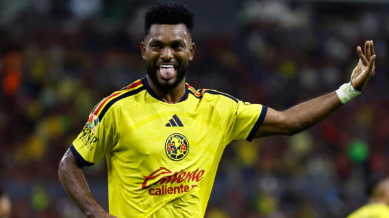 Miguel Borja, delantero del América de México. 