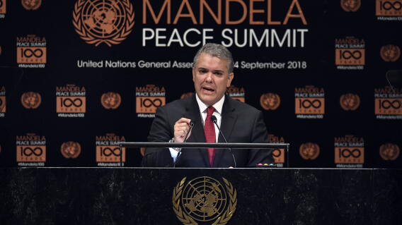 316052_BLU Radio. Iván Duque en la ONU - AFP