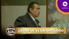 Lucho se pone un diente para su almuerzo con el alcalde en La Gloria de Lucho.